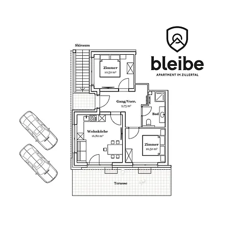 Bleibe - Im Zillertal Daire *